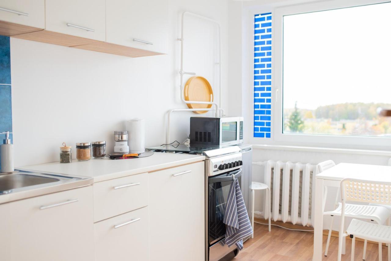 Centro apartamentai Naujoji Akmene Esterno foto